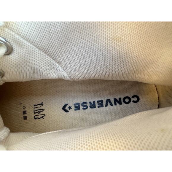 Converse Mens CTAS Hi Bold Branding Canvas 166500C Egret/Blue/Gym Red Size 11 - Picture 13 of 13